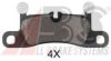 PORSC 99135293902 Brake Pad Set, disc brake